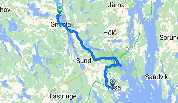 Trosa to Södertuna slott (working)