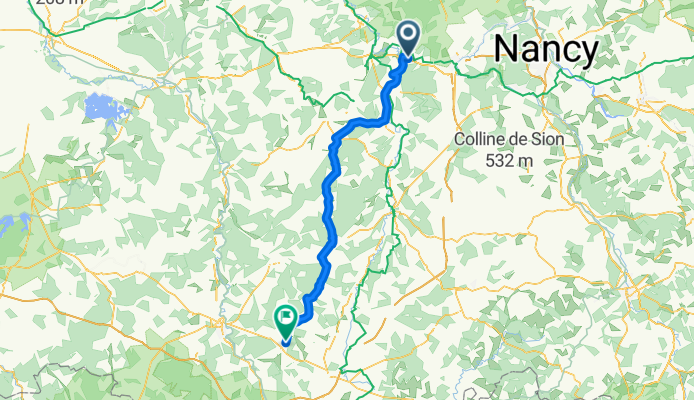 Dag 4 Pagny sur Messe Beze 184km.gpx