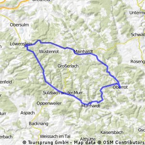 Radwege und Routen in und um Oberrot | Bikemap - Deine Radrouten