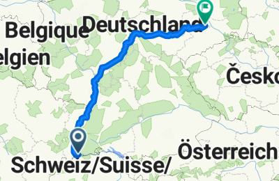 Route in der Bikemap App öffnen