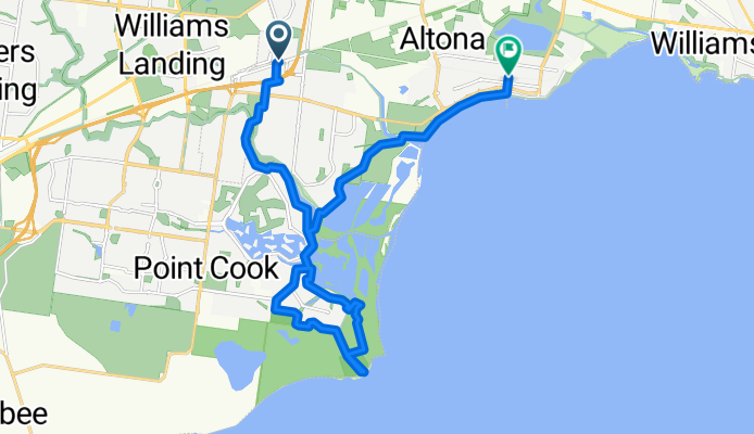 Laverton to Altona (via Point Cook)