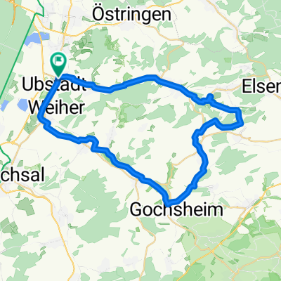 Flache Rundtour Stettfeld-Münzesheim-Menzingen-Odenheim