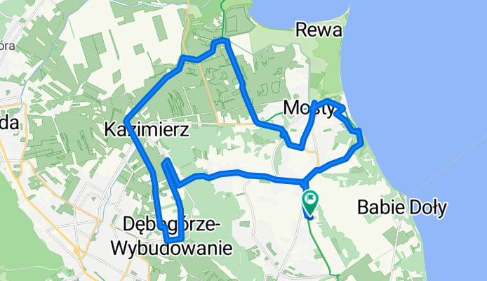 Hieronima Derdowskiego 68, Kosakowo do Hieronima Derdowskiego 68, Kosakowo