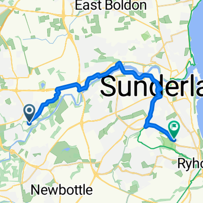 Staithes Road, Washington to 182 Leechmere Road, Sunderland