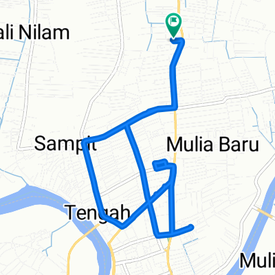 Jalan Brigjend. Katamso, Kecamatan Delta Pawan to Jalan Brigjend. Katamso, Kecamatan Delta Pawan