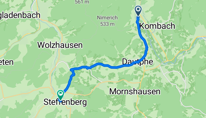 B453, Biedenkopf nach Oberland 38, Steffenberg