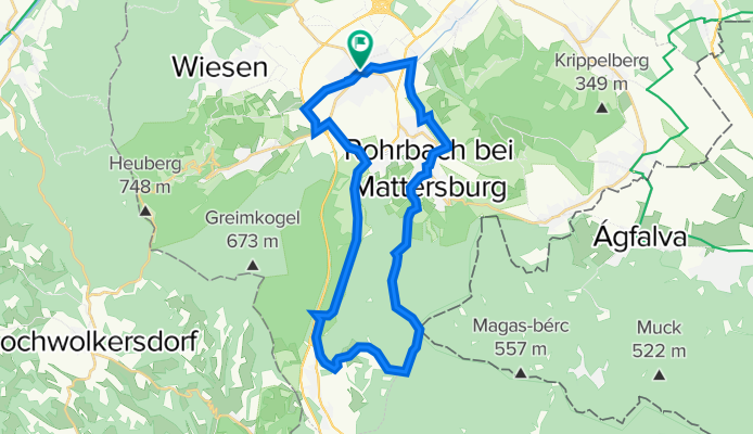 Herrentisch (Mattersburg - Rohrbach - Sieggraben - retour)