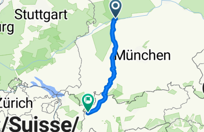 Route in der Bikemap App öffnen