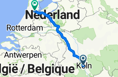 Route in der Bikemap App öffnen