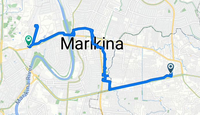 Antipolo to J3MJ+5Q6, Marikina