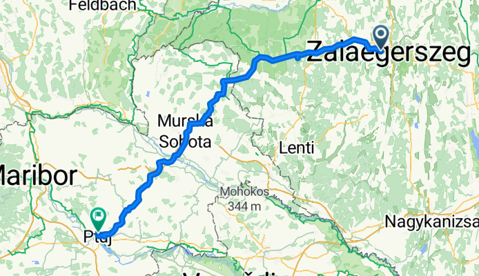 Route to Ptuj