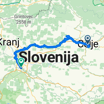 Route to Ljubljana