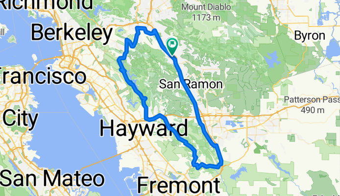 Danville Redwood Palomares Sunol Loop