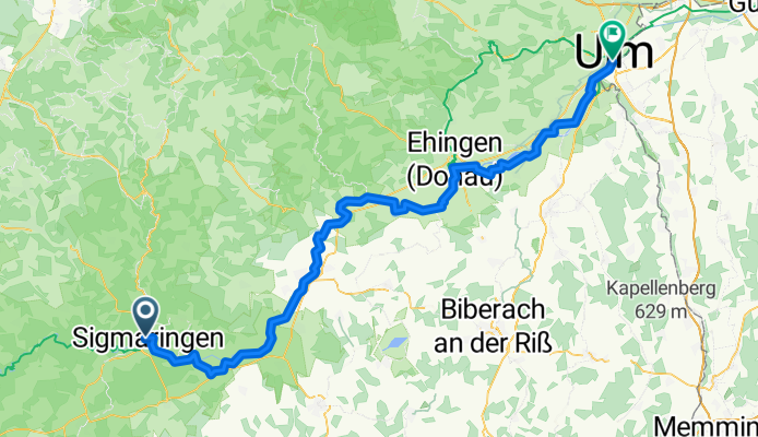 Leg 2: Sigmaringen - Ulm