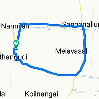 Mathina Nagar 1, Nannilam to Mathina Nagar 1, Nannilam