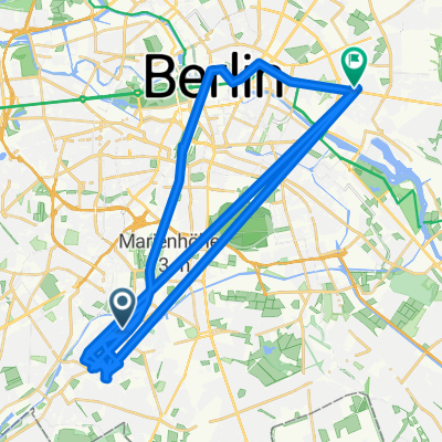 Leonorenstraße 56, Berlin nach Proskauer Straße 3, Berlin