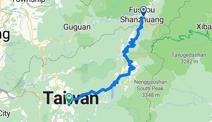 Taiwan 2025 Day 6 Wed, May 7 Taichung Lishan to Nantou Puli (95km +1548m, -3086m = delta -1500m)