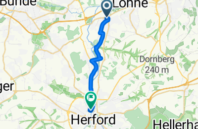 Route in der Bikemap App öffnen