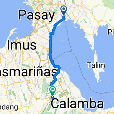 Pasig City to Santa Rosa City
