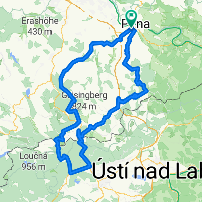 Bergtour Osterzgebirge mit Dubi