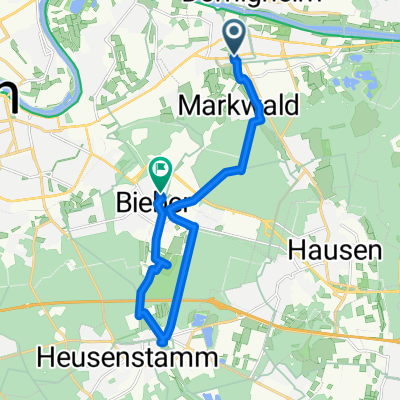 Friedensstraße 20, Mühlheim am Main to Poststraße 11, Offenbach am Main