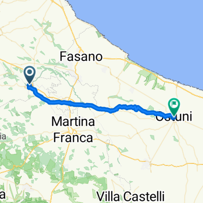 Route to Ostuni