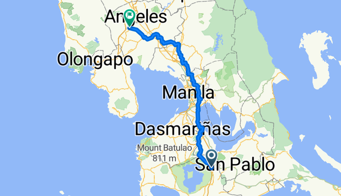 Route to Angeles - Porac - Floridablanca - Dinalupihan Road 135a
