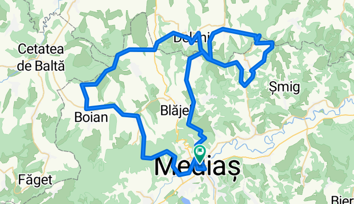 MMM 2012 - traseul real de concurs