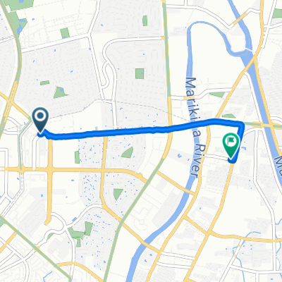 Route to C. Raymundo Avenue 102, Pasig