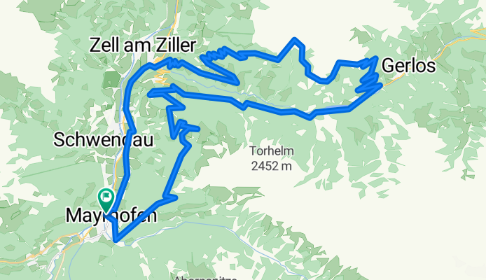 Mayrhofen - Gerlos - Heinzberg - Marhofen