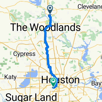 Conroe to Houston-West University Place