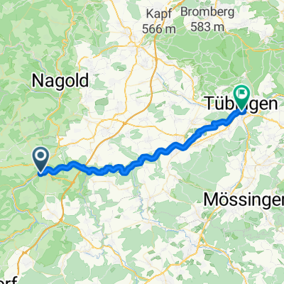 Radtour von Horb am Neckar nach Tübingen CLONED FROM ROUTE 955594