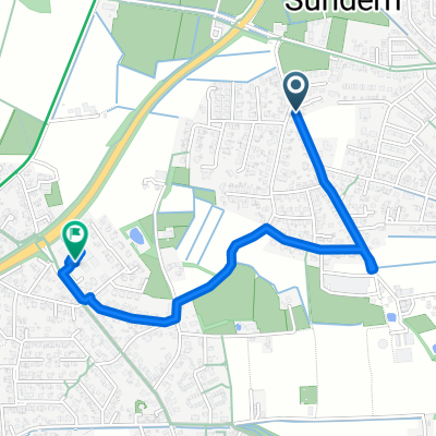 Elbrachtsweg 26, Gütersloh nach Alte Heidewaldstraße 1, Gütersloh