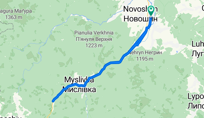Route to С-090512, Shevchenkove