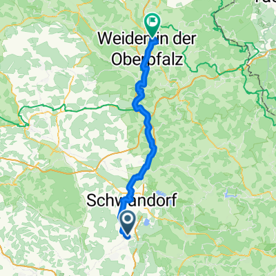 Německo 2012-8.den-Naabtal-Radweg-Waldnaabtal-Radweg