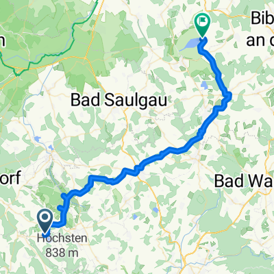 Route nach Bethlehem