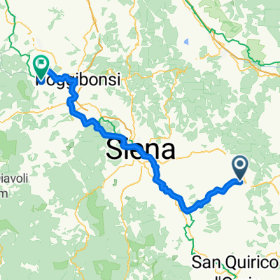 Rapolano Terme to San Gimignano