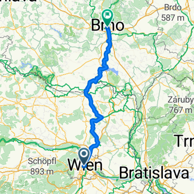 Vienna to Brno