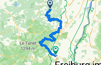 Route in der Bikemap App öffnen
