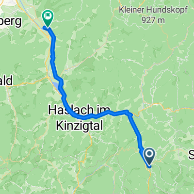 Hornberg nach Gengenbach