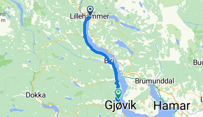18.07.2023 - Lillehammer-Vingnesgata-Vingrom-Lillehammervegen-Redalen-Mjosa j