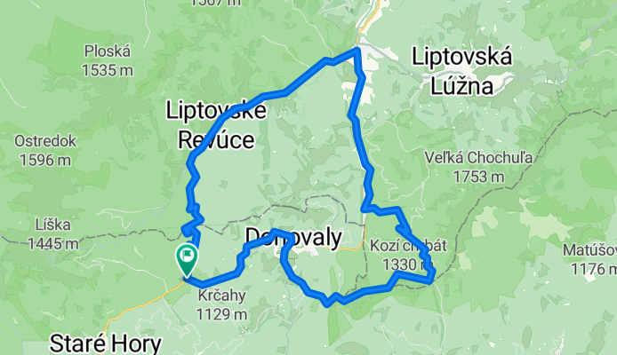 Veľká Fatra / Nízke Tatry - hotel Pod Šturcom - sedlo Veľký Šturec - Hiadeľské sedlo - Donovaly - hotel Pod Šturcom