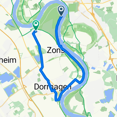 Route nach Schulstraße 57, Dormagen