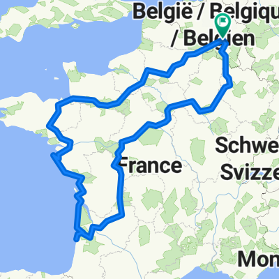 Route to Ciney