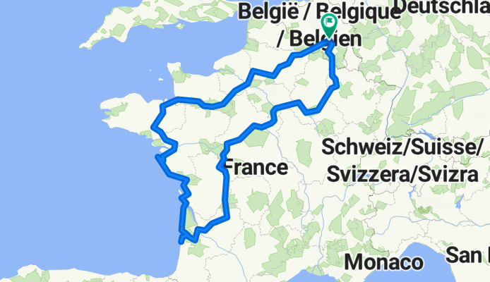 Route to Ciney
