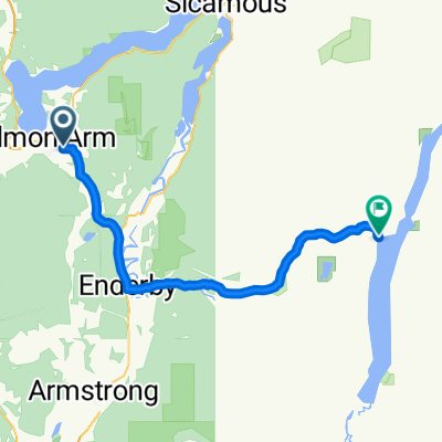 Salmon Arm to Mable Lake