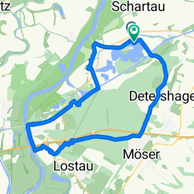 Niegripp- Hohenwarte- Detershagen- Niegripp