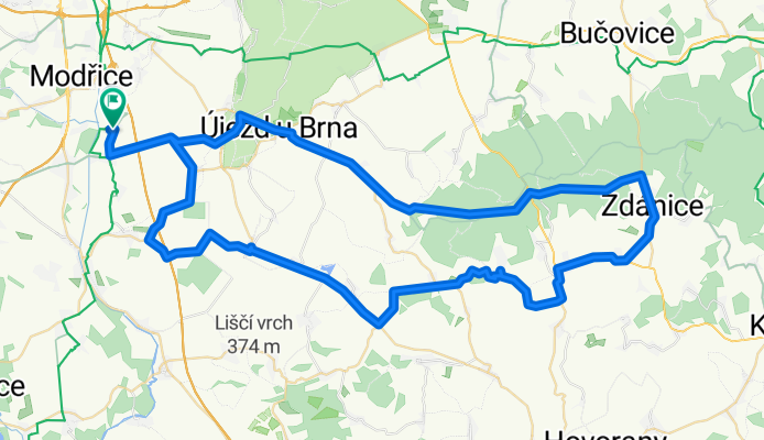 Rebešovice - Ždánice 