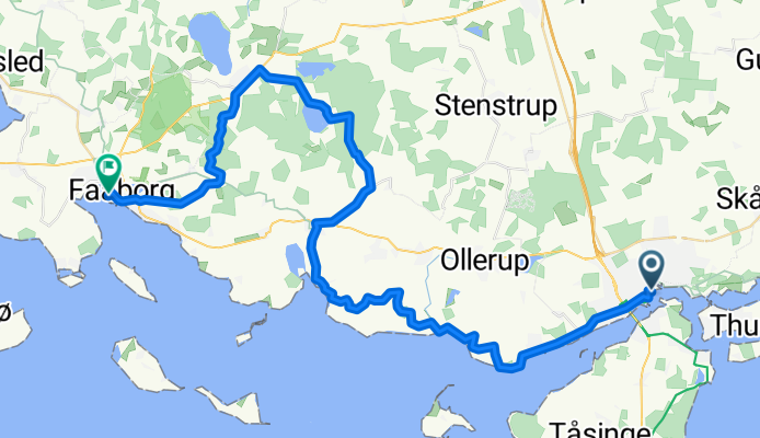 Dänische Südsee - Svendborg - Faaborg CLONED FROM ROUTE 698797