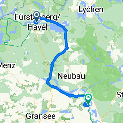Fürstenberg nach Ziegeleipark Zehdenick